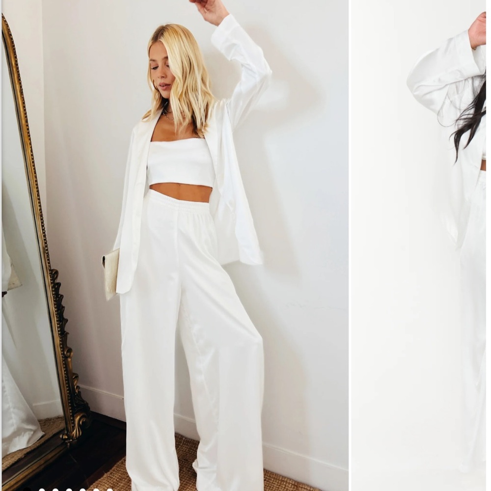 Show me your mumu Irwin pants ivory size XXL